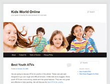 Tablet Screenshot of kidsworld-online.com